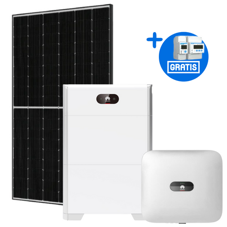 Huawei 10kWp PV 0% MwSt §12 III UstG Ja Solar 450W Bifacial inkl. 10 kW Huawei SUN2000-10KTL-M1-HC Wechselrichter mit 10kWh Huawei LUNA2000 Batteriespeicher - Solarbatros